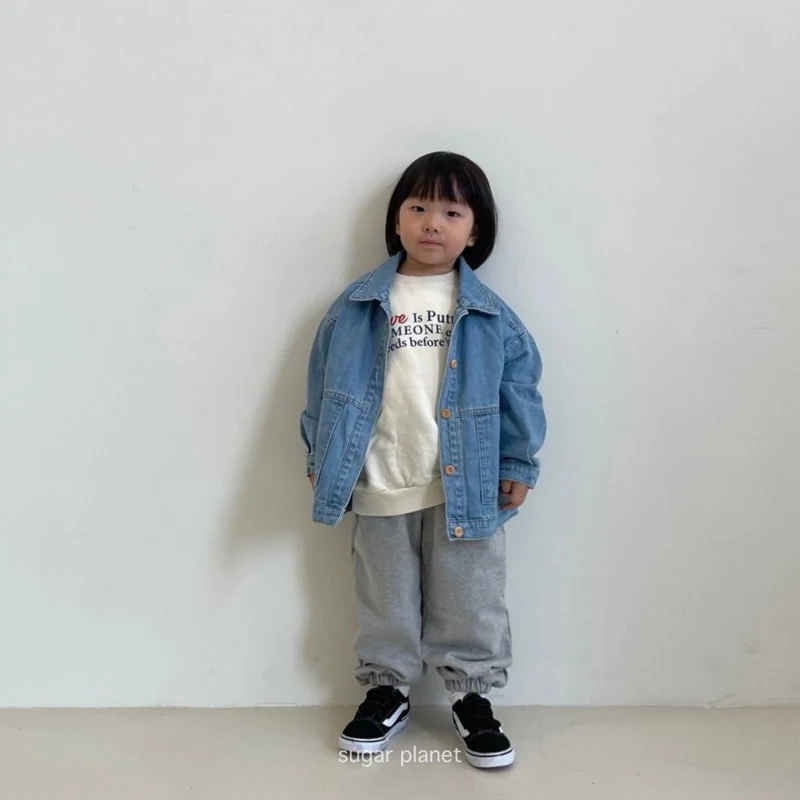 Sugar Planet - Korean Children Fashion - #magicofchildhood - Pocket Denim Jacket - 6