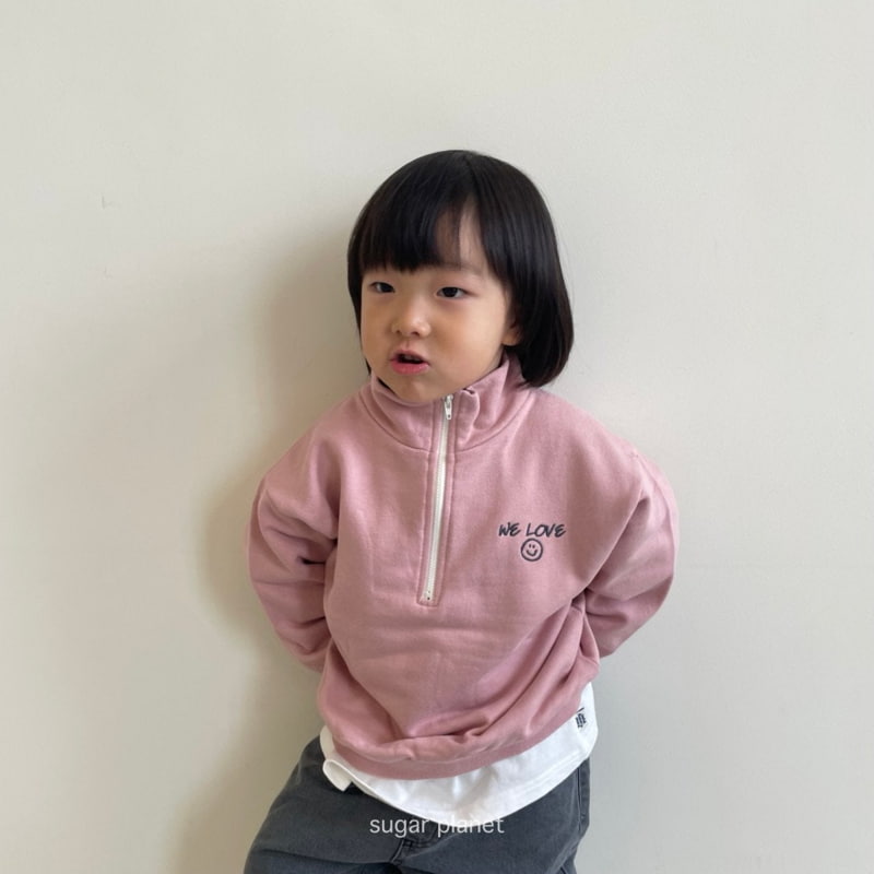 Sugar Planet - Korean Children Fashion - #minifashionista - We Love Half Zip-up - 12