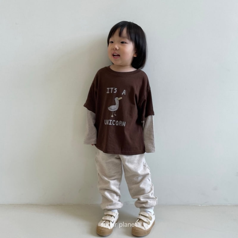 Sugar Planet - Korean Children Fashion - #minifashionista - Unicorn Layered Tee - 8