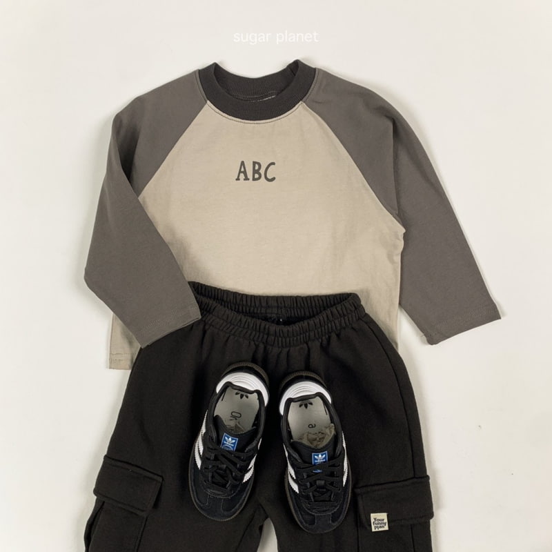 Sugar Planet - Korean Children Fashion - #stylishchildhood - ABC Raglan Tee - 8