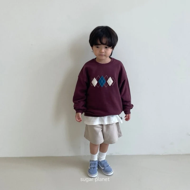 Sugar Planet - Korean Children Fashion - #stylishchildhood - Argyle Sweatshirts - 7