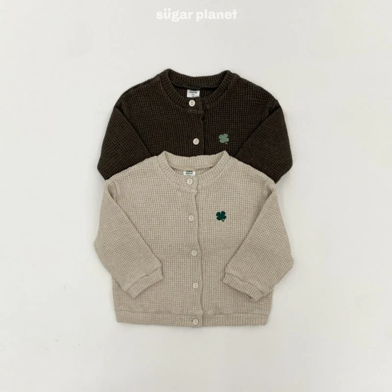 Sugar Planet - Korean Children Fashion - #todddlerfashion - Clover Cardigan