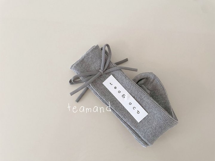 Teamand - Korean Children Fashion - #Kfashion4kids - Bongbong Ribbon Knit Socks - 9