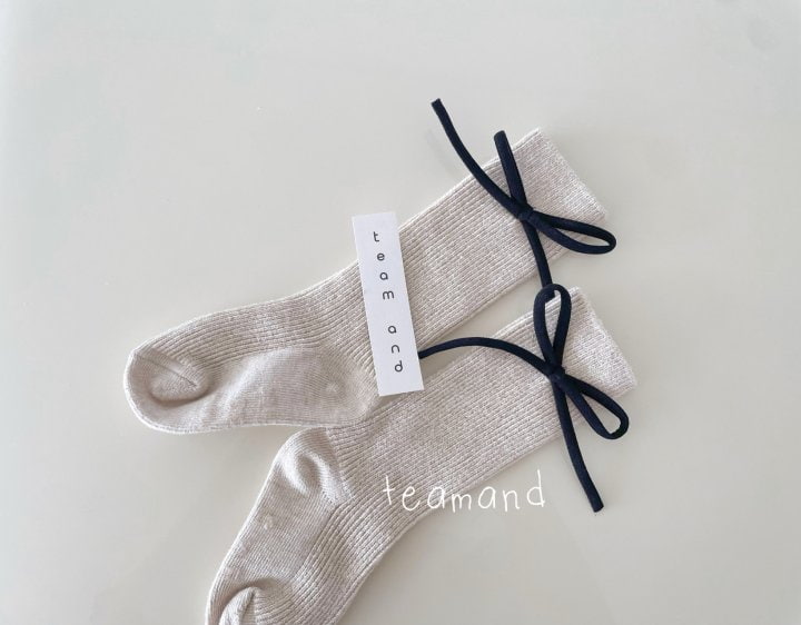 Teamand - Korean Children Fashion - #childofig - Bongbong Ribbon Knit Socks