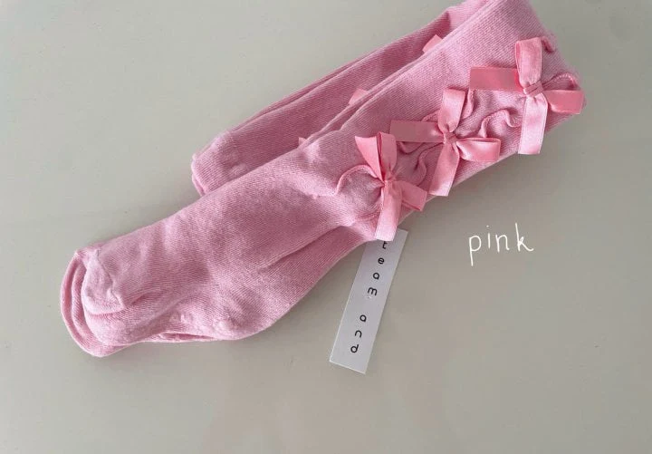 Teamand - Korean Children Fashion - #childofig - Ribbon Tights - 4