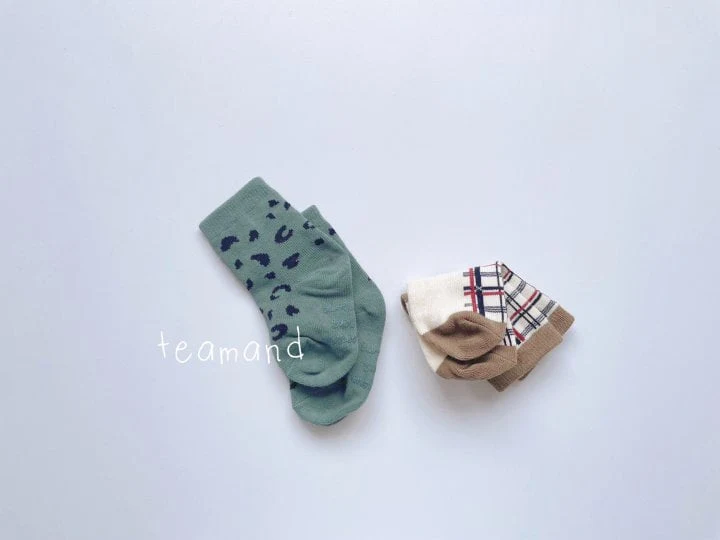 Teamand - Korean Children Fashion - #childofig - Pipi Socks (set of 2) - 2