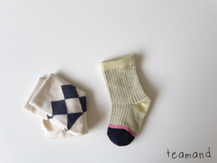 Teamand - Korean Children Fashion - #childrensboutique - Berlin Socks (set of 2) - 3