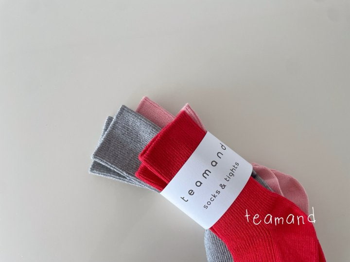 Teamand - Korean Children Fashion - #designkidswear - Mix Berry Socks (set of 3) - 5