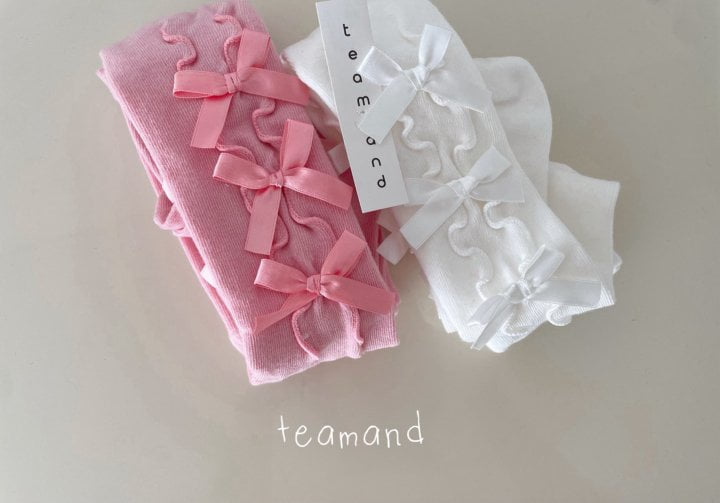 Teamand - Korean Children Fashion - #designkidswear - Ribbon Tights - 6