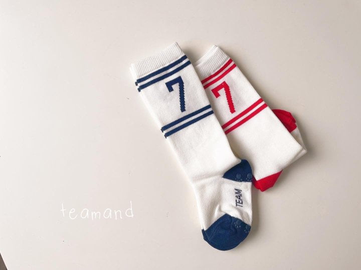 Teamand - Korean Children Fashion - #designkidswear - Number Socks (set of 2) - 3