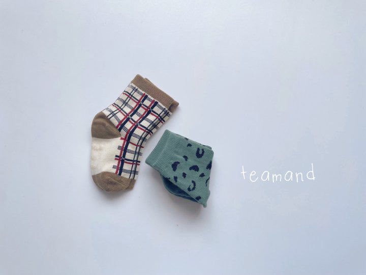 Teamand - Korean Children Fashion - #childrensboutique - Pipi Socks (set of 2) - 4