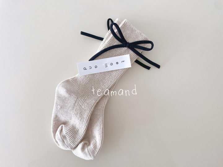 Teamand - Korean Children Fashion - #designkidswear - Bongbong Ribbon Knit Socks - 4