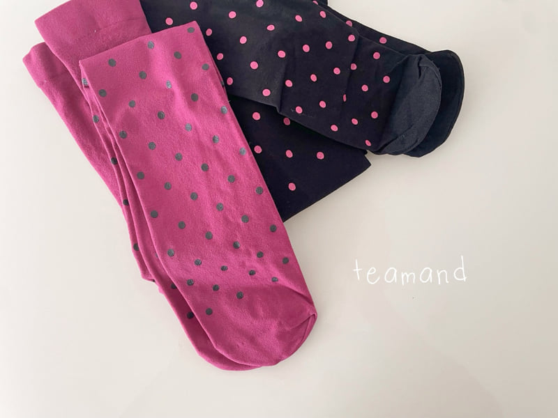 Teamand - Korean Children Fashion - #kidsshorts - Dot Stocking - 8