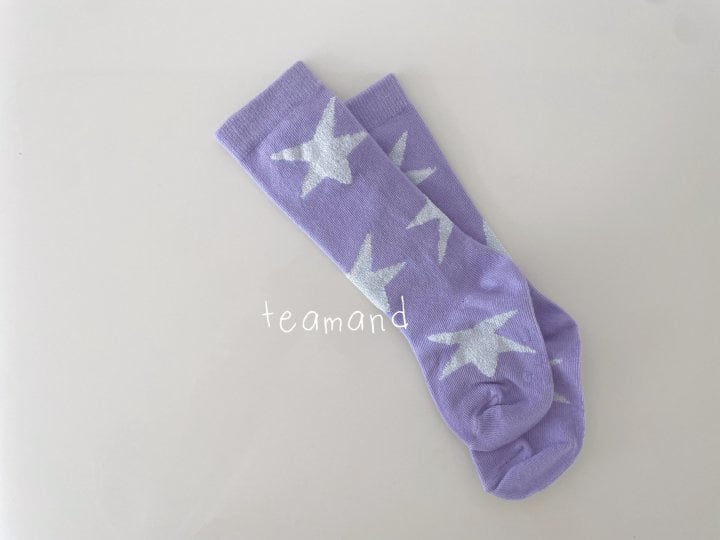 Teamand - Korean Children Fashion - #kidsshorts - Star Socks (set of 3) - 2