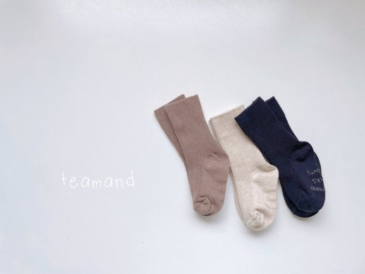 Teamand - Korean Children Fashion - #kidsstore - Pie Socks (set of 3) - 3