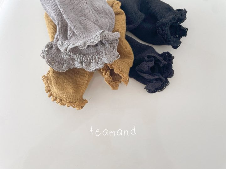 Teamand - Korean Children Fashion - #littlefashionista - Eyelet Lace Socks (set of 3) - 7