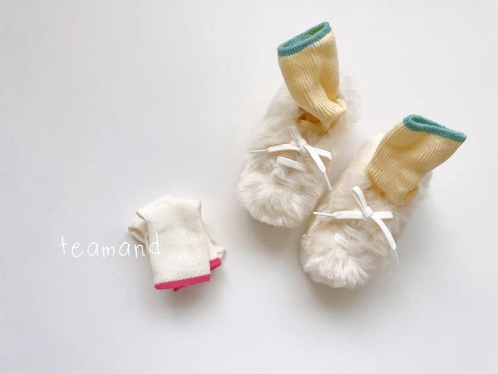 Teamand - Korean Children Fashion - #magicofchildhood - Lemon Cake socks (set of 2)