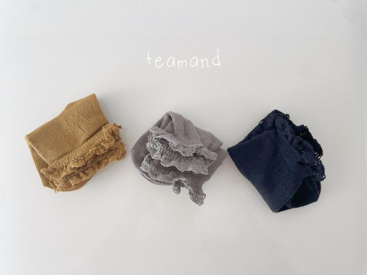 Teamand - Korean Children Fashion - #magicofchildhood - Eyelet Lace Socks (set of 3) - 8