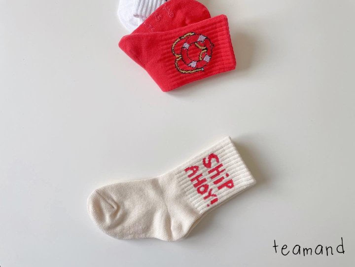 Teamand - Korean Children Fashion - #magicofchildhood - Traveller Socks (set of 3) - 4