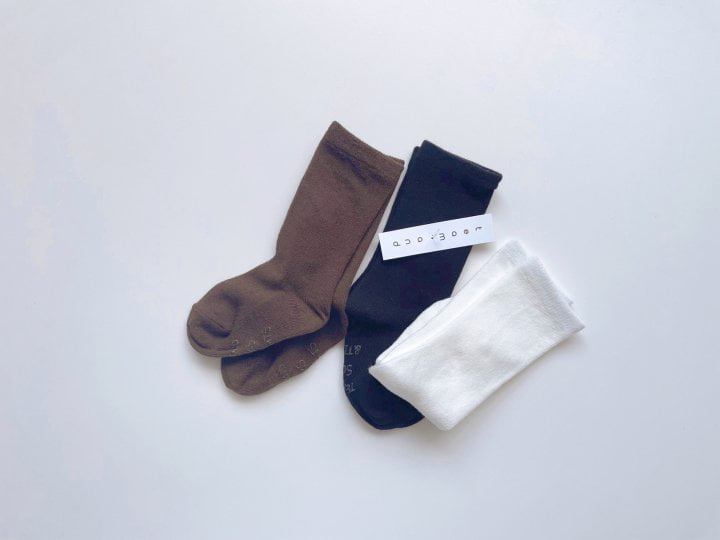 Teamand - Korean Children Fashion - #minifashionista - Single Socks (set of 3) - 3