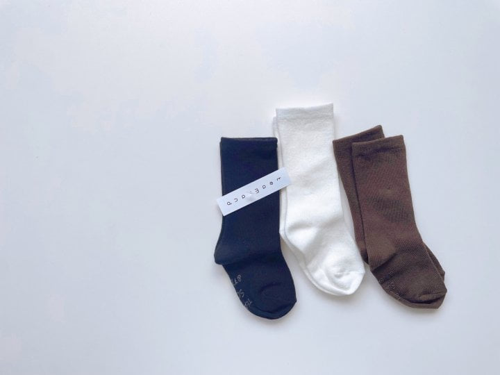 Teamand - Korean Children Fashion - #minifashionista - Single Socks (set of 3) - 4