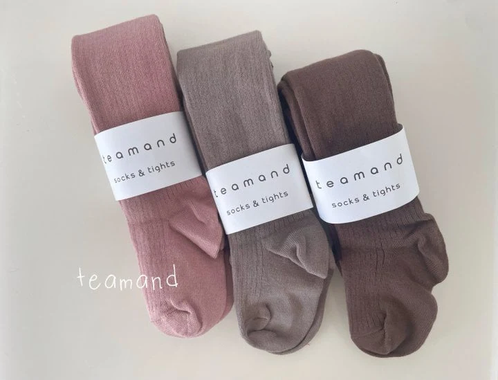 Teamand - Korean Children Fashion - #todddlerfashion - Rib Tights