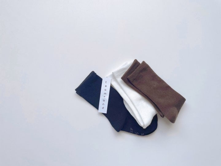 Teamand - Korean Children Fashion - #todddlerfashion - Single Socks (set of 3) - 5