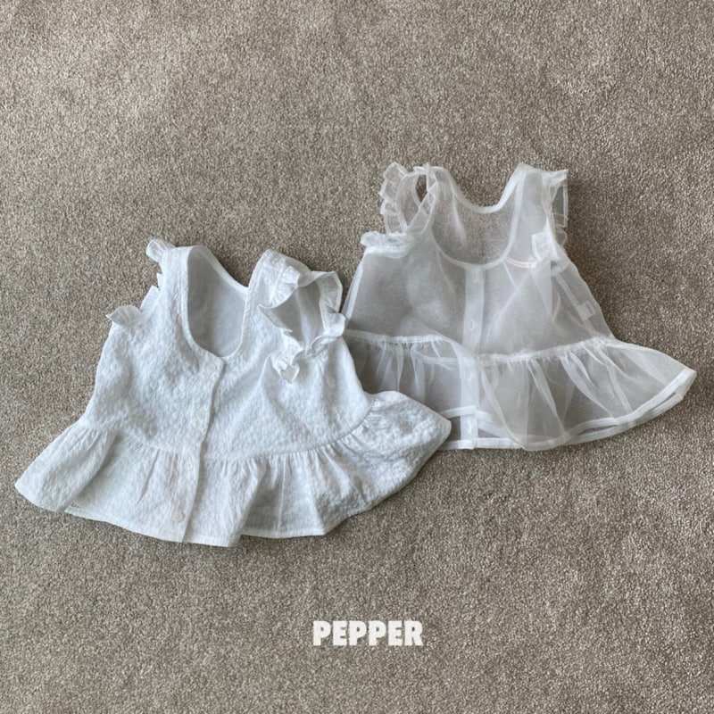 The Pepper - Korean Children Fashion - #Kfashion4kids - Honey Frill Blouse