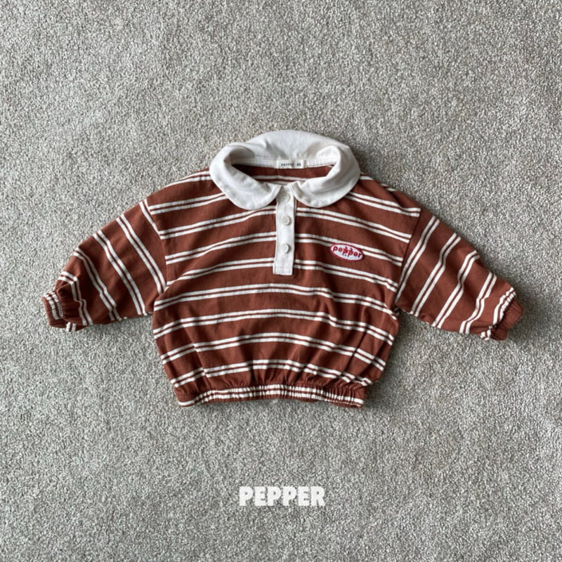 The Pepper - Korean Children Fashion - #Kfashion4kids - Check Collar Top - 2