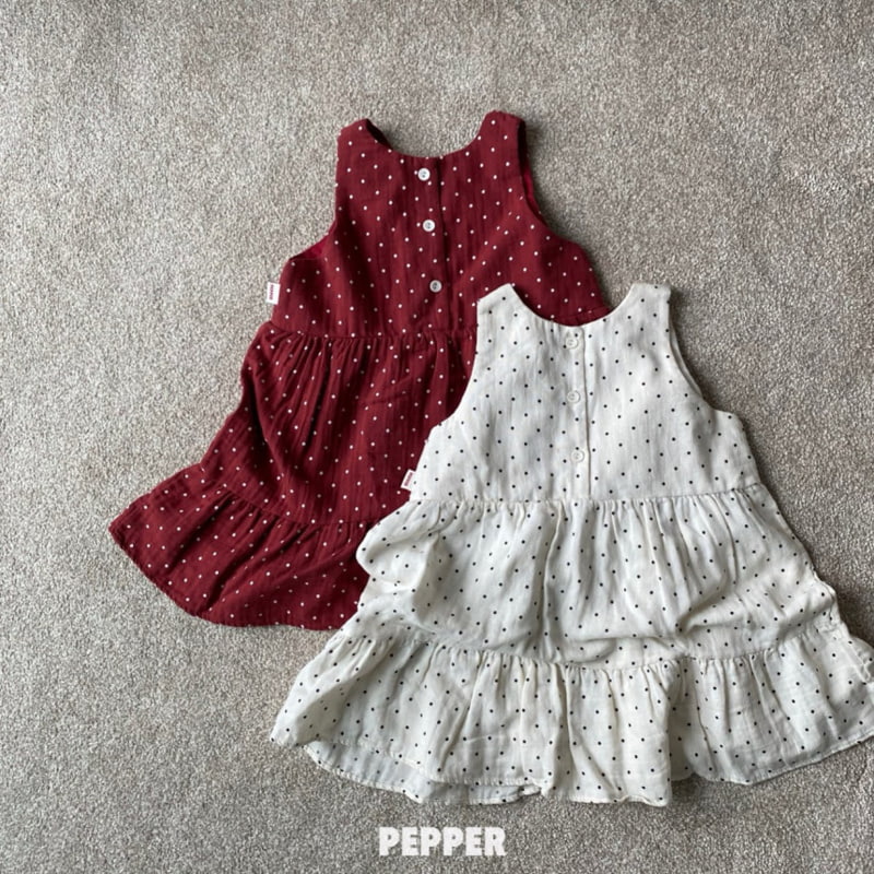 The Pepper - Korean Children Fashion - #childrensboutique - Ppippi Dot One-piece