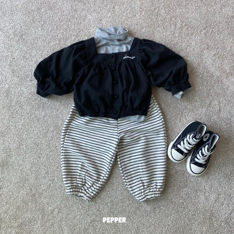 The Pepper - Korean Children Fashion - #discoveringself - Stripe Jogger Pants - 8