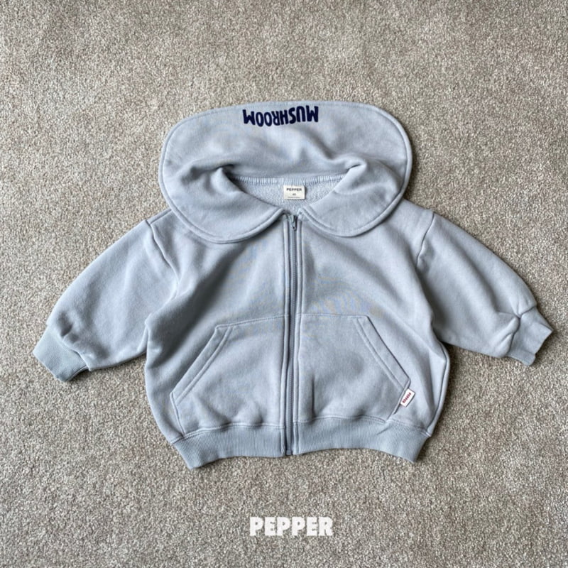 The Pepper - Korean Children Fashion - #discoveringself - Mushroom Collar Zip-up - 7