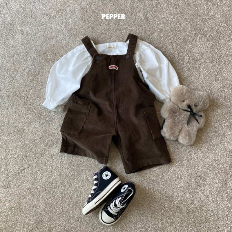 The Pepper - Korean Children Fashion - #fashionkids - Pepper Corduroy Jumpsuit - 5