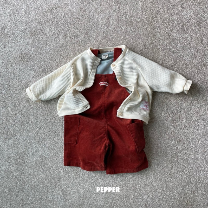 The Pepper - Korean Children Fashion - #kidsshorts - Pepper Corduroy Jumpsuit - 6