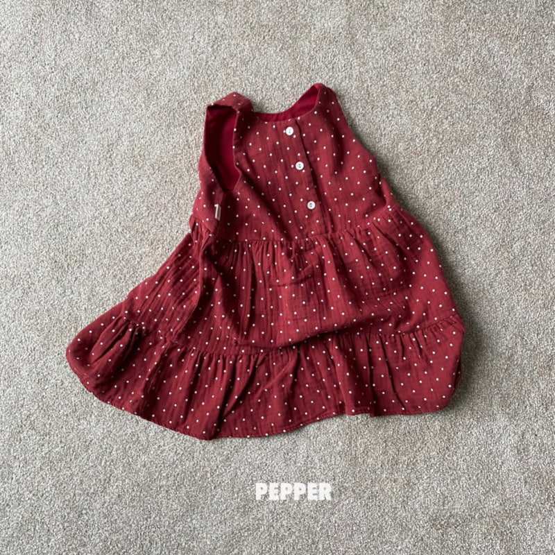 The Pepper - Korean Children Fashion - #kidsshorts - Ppippi Dot One-piece - 5