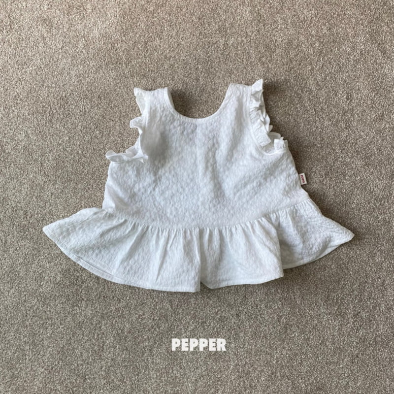 The Pepper - Korean Children Fashion - #littlefashionista - Honey Frill Blouse - 2