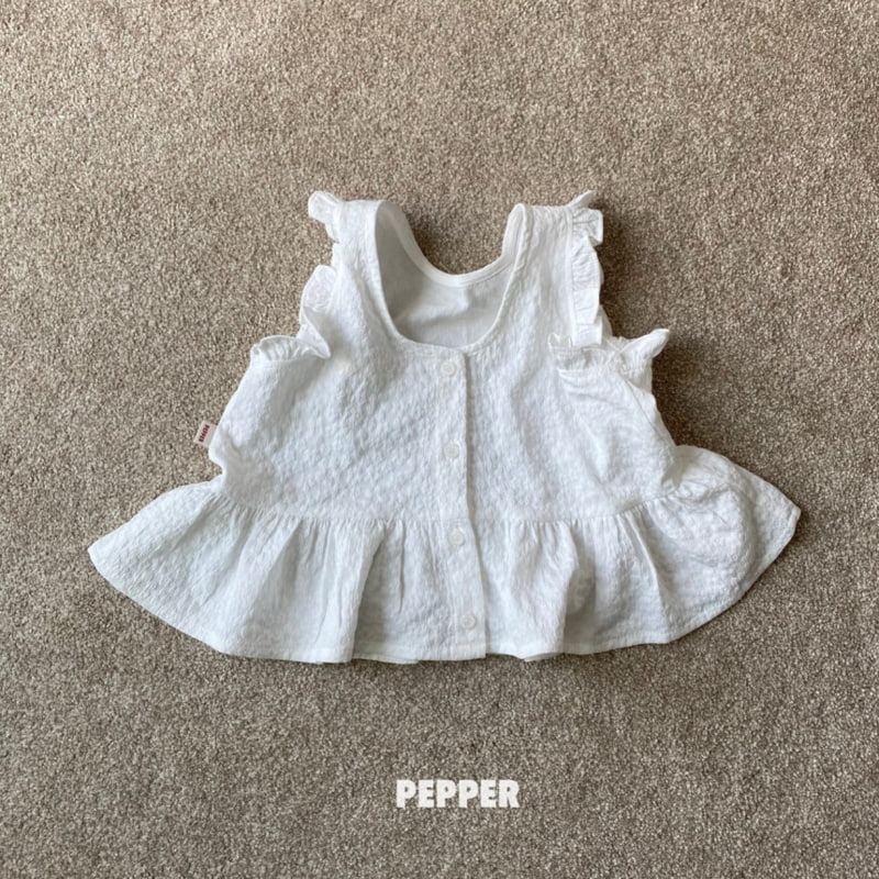 The Pepper - Korean Children Fashion - #magicofchildhood - Honey Frill Blouse - 3