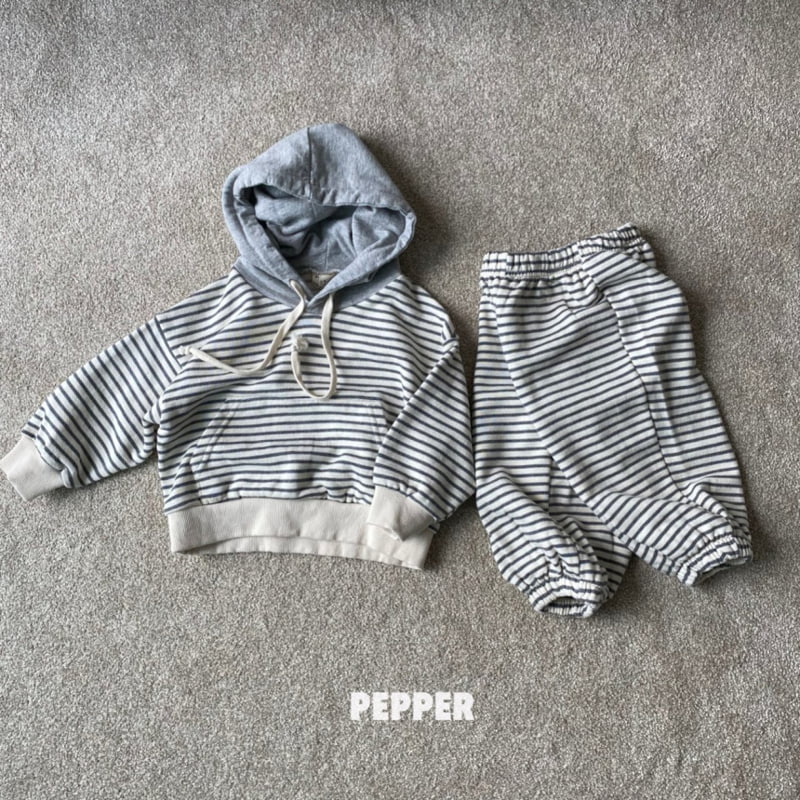 The Pepper - Korean Children Fashion - #magicofchildhood - Stripe Hoodie - 7