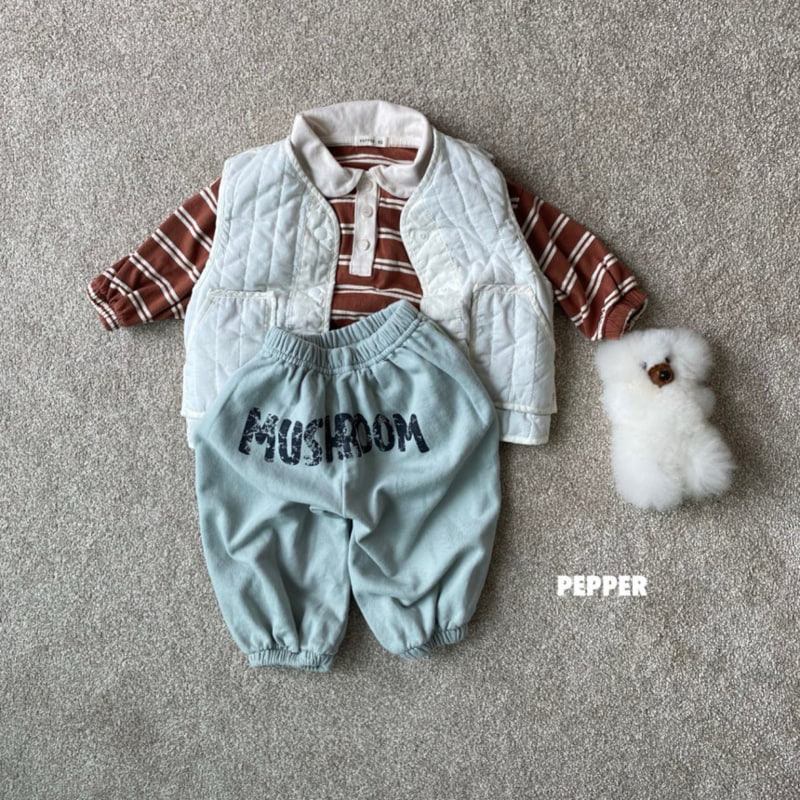 The Pepper - Korean Children Fashion - #minifashionista - Check Collar Top - 5