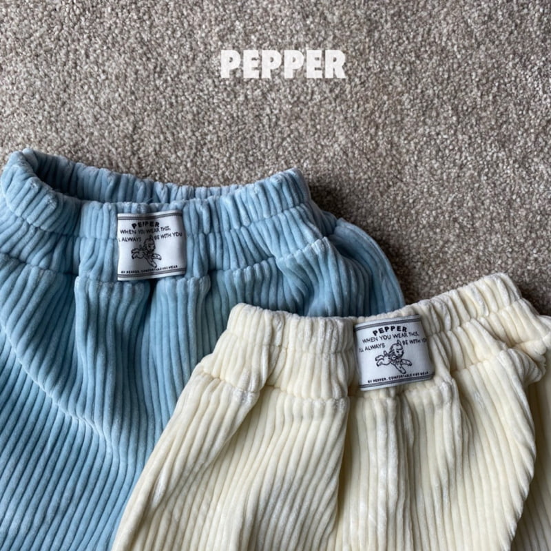 The Pepper - Korean Children Fashion - #toddlerclothing - Soft Veloure Pants