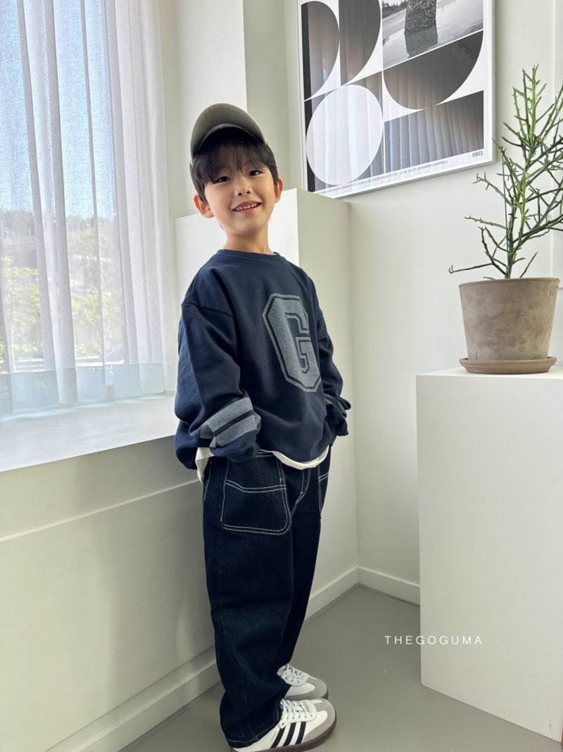 Thegoguma - Korean Children Fashion - #Kfashion4kids - French Denim Pants - 12