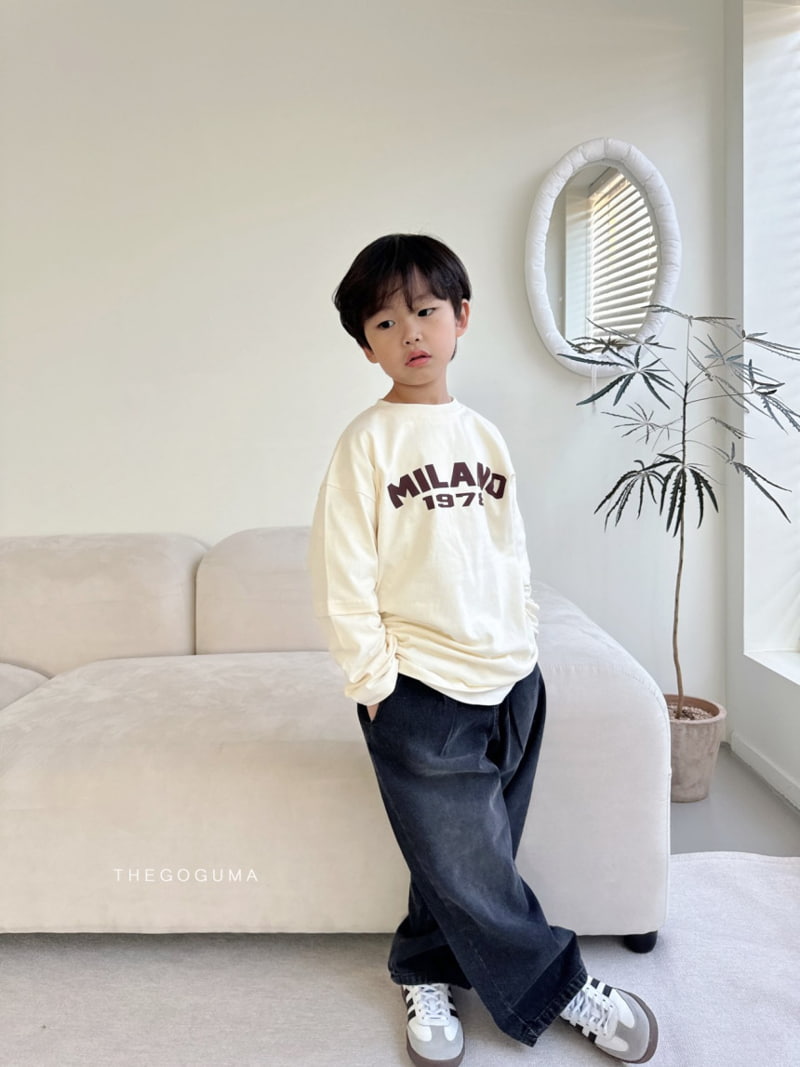 Thegoguma - Korean Children Fashion - #childofig - Brushed Sand Jeans - 10