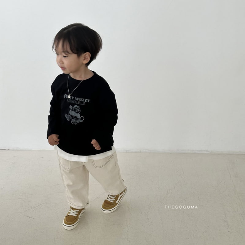 Thegoguma - Korean Children Fashion - #childofig - French Denim Pants - 4