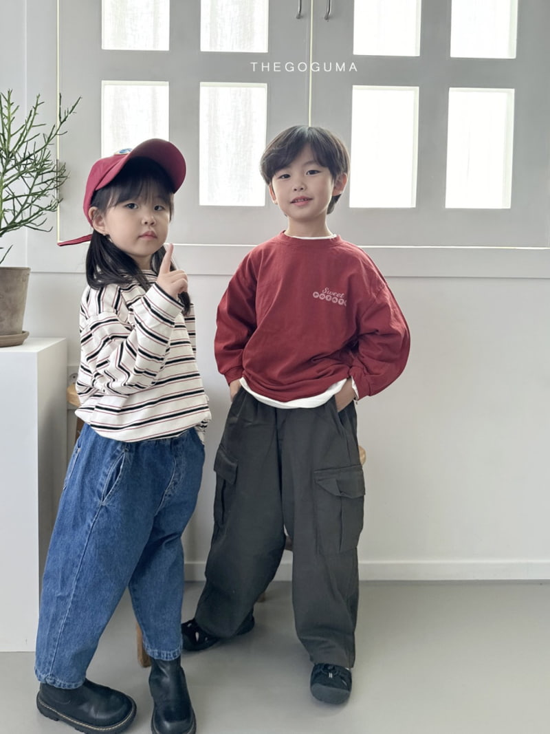 Thegoguma - Korean Children Fashion - #designkidswear - Multi Stripe Tee - 8