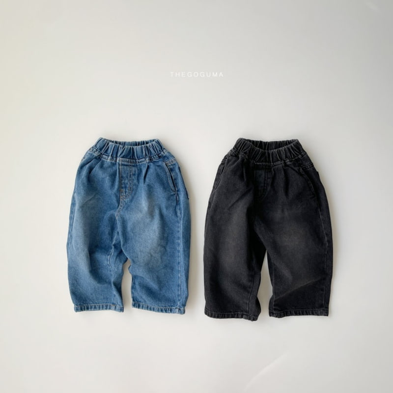 Thegoguma - Korean Children Fashion - #fashionkids - Brushed Sand Jeans