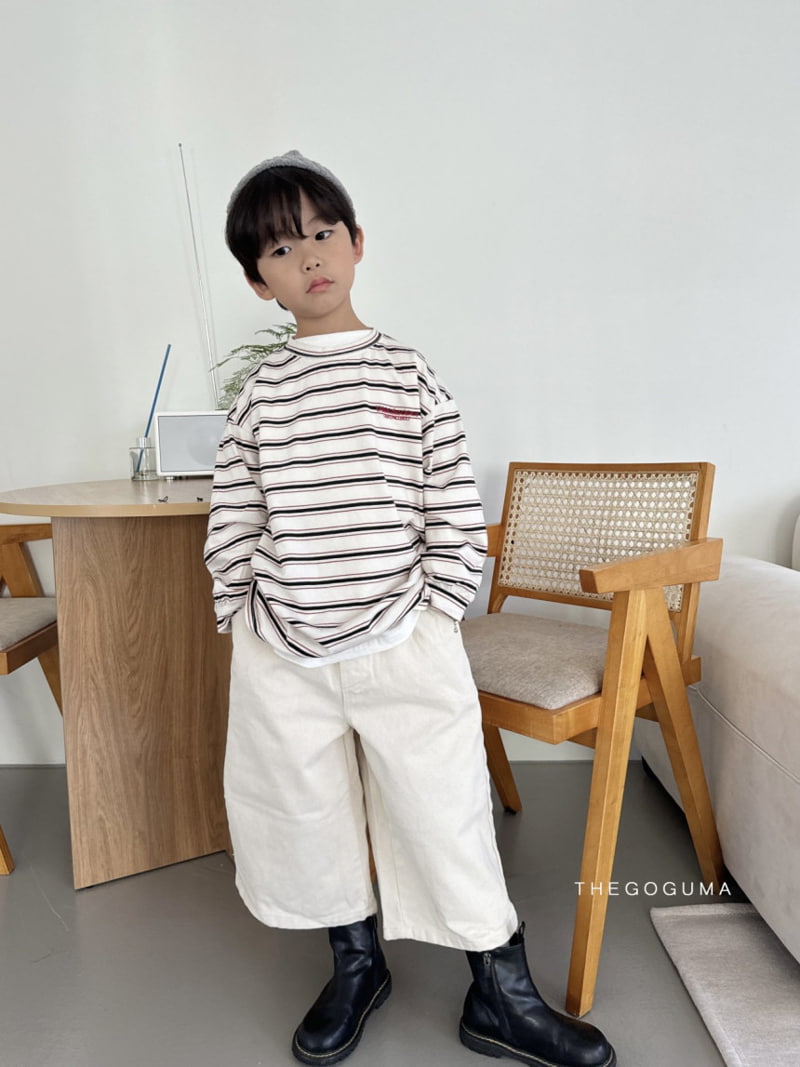 Thegoguma - Korean Children Fashion - #fashionkids - Multi Stripe Tee - 10