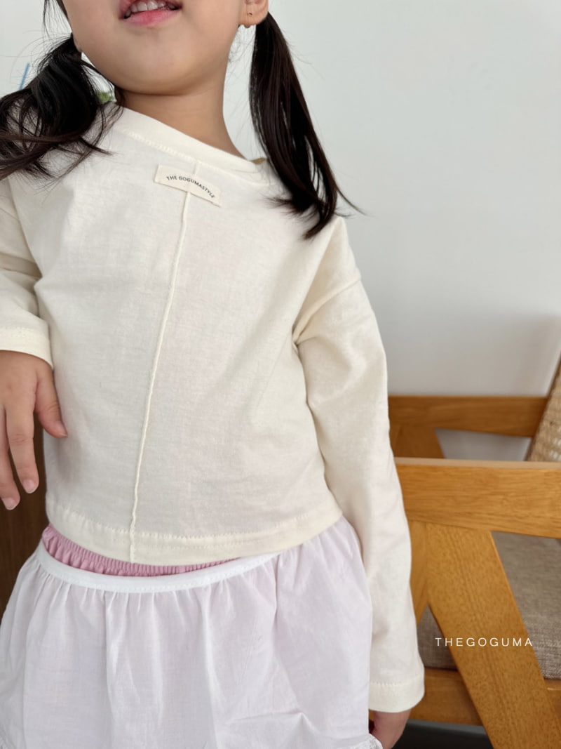 Thegoguma - Korean Children Fashion - #discoveringself - Fun Crop Tee - 4