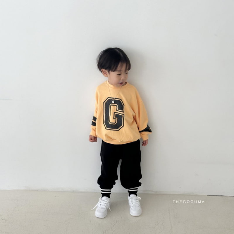 Thegoguma - Korean Children Fashion - #kidsshorts - G Line Sweatshirts - 4