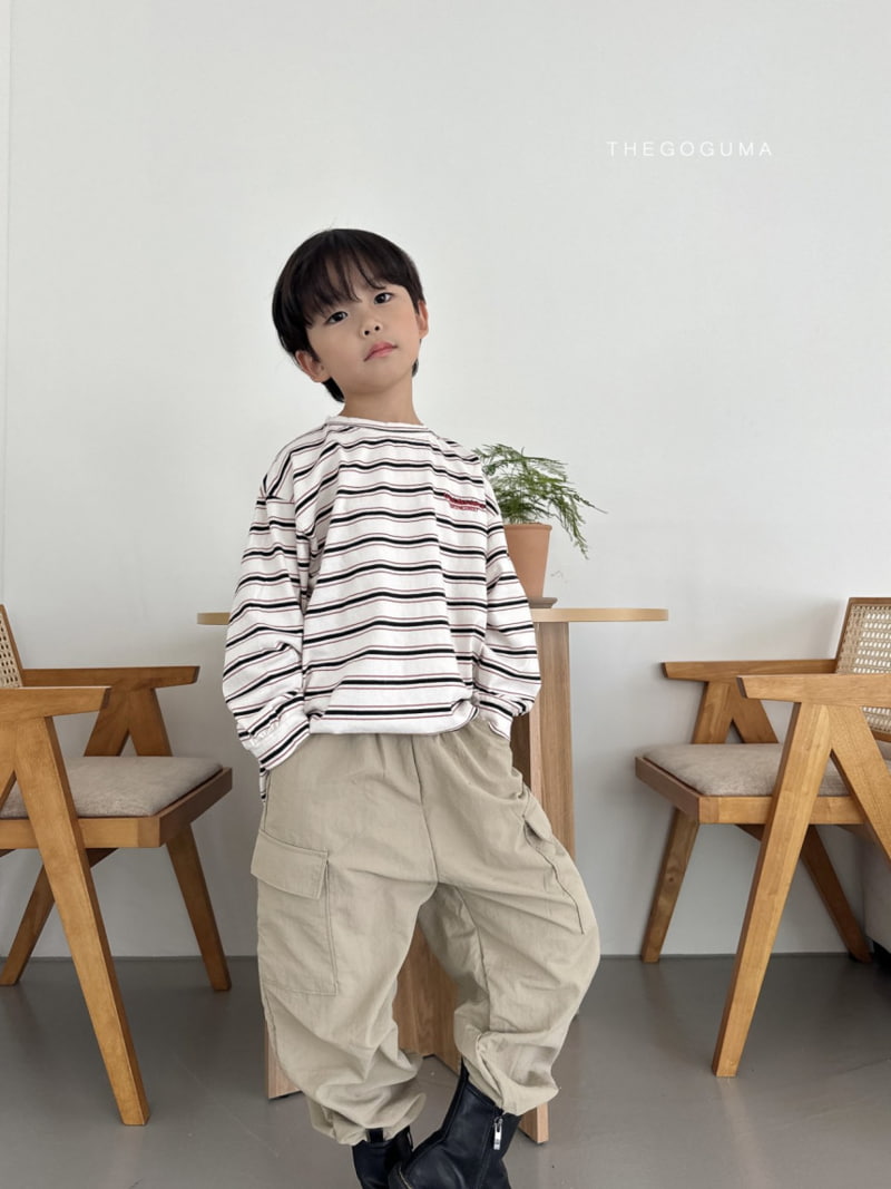 Thegoguma - Korean Children Fashion - #kidsstore - Multi Stripe Tee - 12