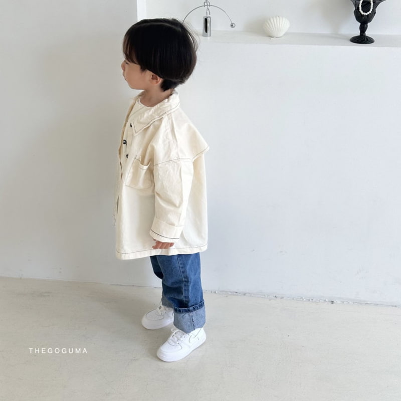 Thegoguma - Korean Children Fashion - #littlefashionista - Street Roll-up Jeans - 6